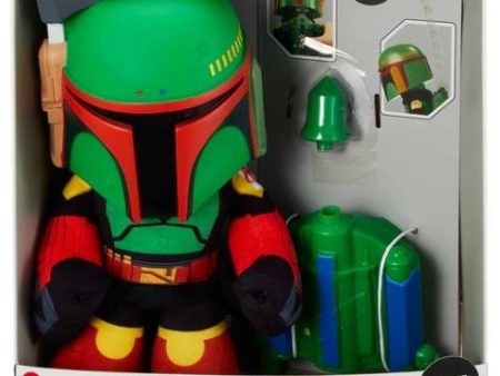 STAR WARS THE BOOK OF BOBA FETT - ROCKET LAUNCHING BOBA FETT FEATURE PLUSH Supply