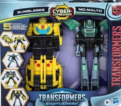 TRANSFORMERS EARTHSPARK - BUMBLEBEE AND MO MALTO CYBER COMBINER Online now