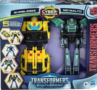 TRANSFORMERS EARTHSPARK - BUMBLEBEE AND MO MALTO CYBER COMBINER Online now