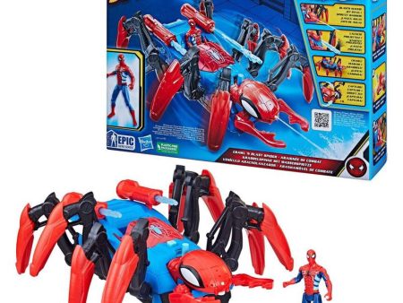 SPIDERMAN - WEB SPLASHERS - CRAWL N BLAST SPIDER For Cheap