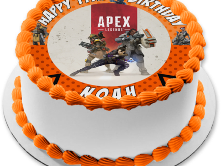 Apex Legends Battle Royale Personalizable Edible Cake Topper Image ABPID50528 on Sale