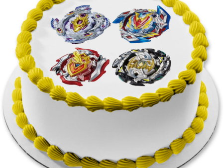 Beyblade Burst Achilles Takaratomy Takara Tomy Edible Cake Topper Image ABPID50511 Supply