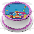 Baby Shark Happy Birthday Mommy Shark Daddy Shark Presents Birthday Cake Beach Ball Edible Cake Topper Image ABPID49837 Fashion