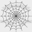 Spider Web Halloween Edible Cake Topper Image ABPID50323 For Cheap