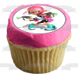 Splatoon 2 Inklings Pink Orange Blue Turquoise Edible Cupcake Topper Images ABPID50408 Fashion