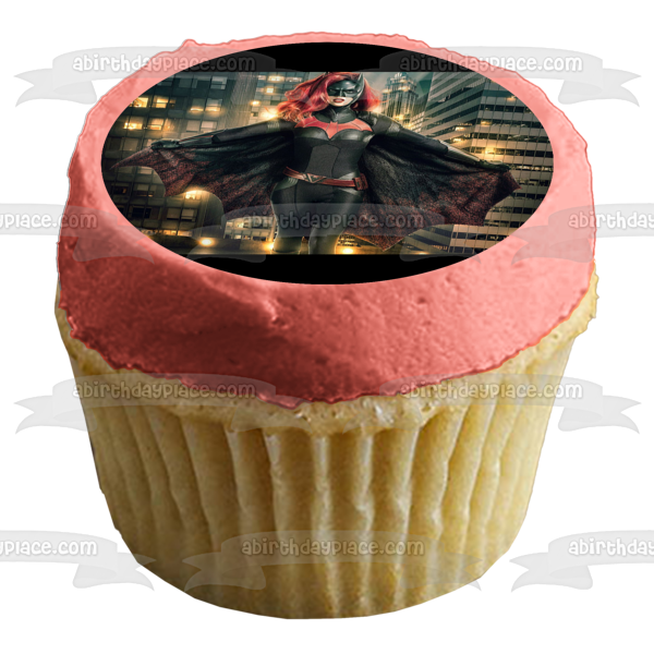 Batwoman Kate Kane Ruby Rose TV Show Comic DC Edible Cake Topper Image ABPID50417 Cheap