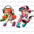 Splatoon 2 Inkling Pink Orange Edible Cake Topper Image ABPID50387 Supply