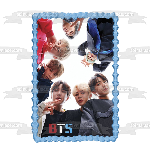 Bts Bangtan Boys Bt21 V Suga Jungkook Rap Monster Jimin Jin J-Hope Edible Cake Topper Image ABPID50378 Supply