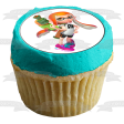 Splatoon 2 Inklings Pink Orange Blue Turquoise Edible Cupcake Topper Images ABPID50408 Fashion