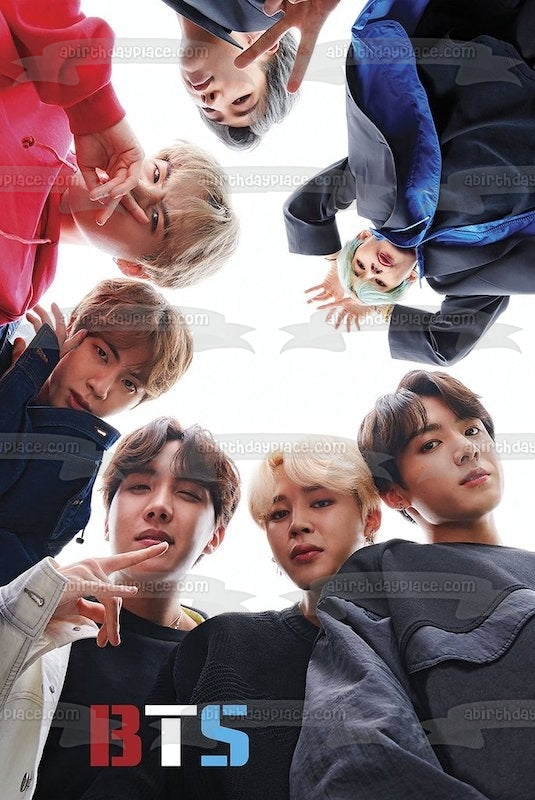 Bts Bangtan Boys Bt21 V Suga Jungkook Rap Monster Jimin Jin J-Hope Edible Cake Topper Image ABPID50378 Supply