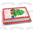 Birthday Christmas Tree Birthmas Edible Cake Topper Image ABPID50471 on Sale