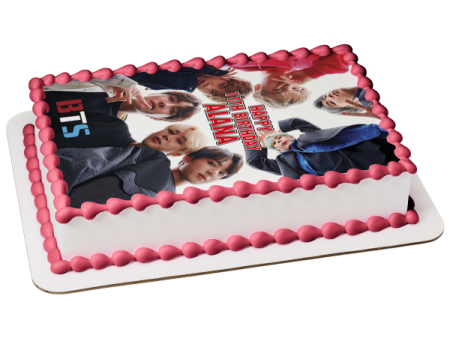 Bts Bangtan Boys Bt21 V Suga Jungkook Rap Monster Jimin Jin J-Hope Edible Cake Topper Image ABPID50378 Supply