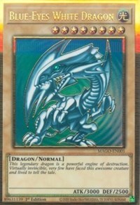 Blue-Eyes White Dragon [MAGO-EN001] Gold Rare For Cheap