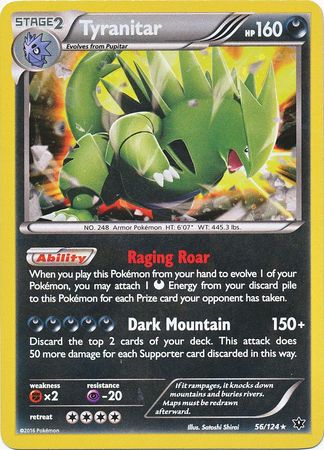 Tyranitar (56 124) (Cosmos Holo) [XY: Fates Collide] Online