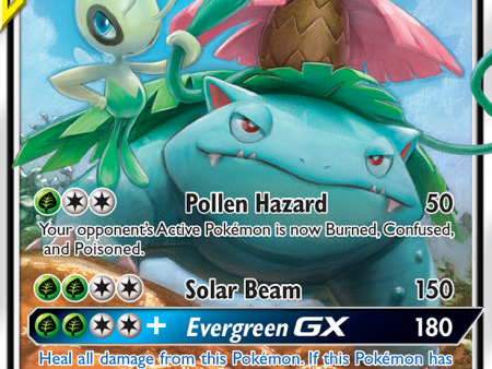 Celebi & Venusaur GX (1 181) [Sun & Moon: Team Up] For Discount