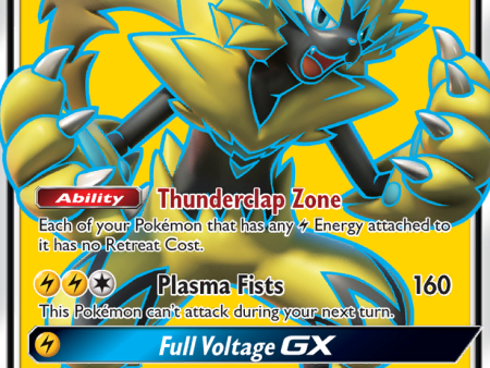 Zeraora GX (201 214) [Sun & Moon: Lost Thunder] For Sale