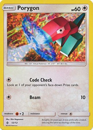 Porygon (12 12) [McDonald s Promos: 2018 Collection] Cheap