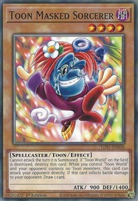 Toon Masked Sorcerer [LDS1-EN058] Common Cheap