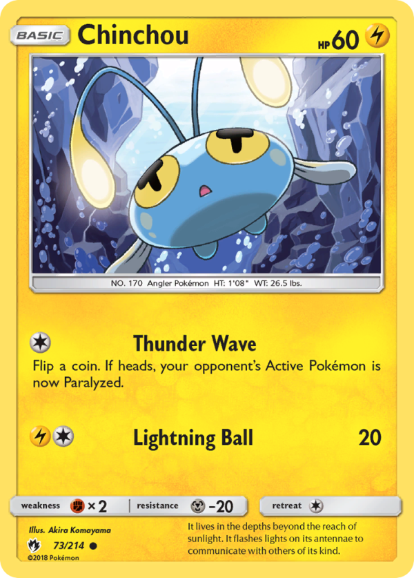 Chinchou (73 214) [Sun & Moon: Lost Thunder] For Cheap