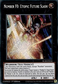 Number F0: Utopic Future Slash [BLAR-EN046] Secret Rare For Discount