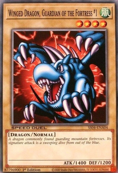 Winged Dragon, Guardian of the Fortress #1 [SS04-ENA04] Common Online Hot Sale