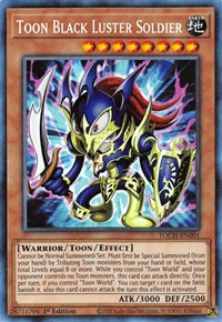 Toon Black Luster Soldier (CR) [TOCH-EN001] Collector s Rare For Cheap