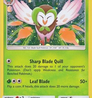 Dartrix (10 149) (Cosmos Holo) [Sun & Moon: Base Set] Hot on Sale