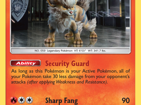 Arcanine (6 18) [Sun & Moon: Detective Pikachu] For Discount