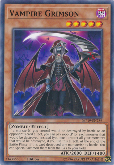 Vampire Grimson [MP19-EN236] Common Hot on Sale