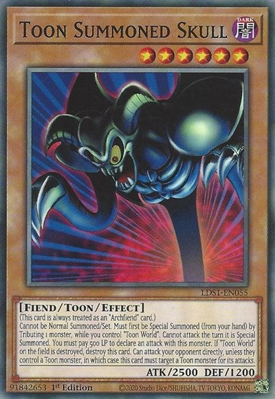 Toon Summoned Skull [LDS1-EN055] Common Hot on Sale