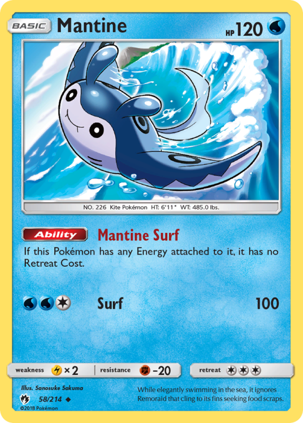 Mantine (58 214) [Sun & Moon: Lost Thunder] For Cheap