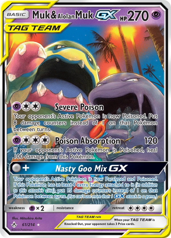 Muk & Alolan Muk GX (61 214) [Sun & Moon: Unbroken Bonds] Cheap