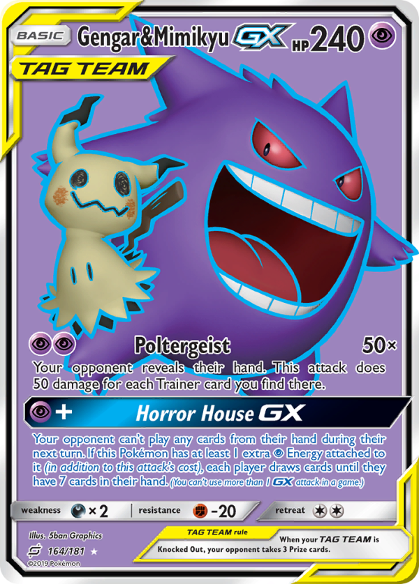 Gengar & Mimikyu GX (164 181) [Sun & Moon: Team Up] For Cheap