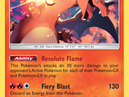 Charizard (3 70) [Sun & Moon: Dragon Majesty] on Sale