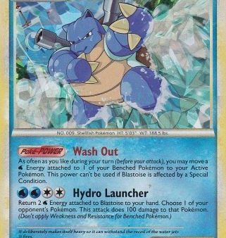 Blastoise (13 95) (Cracked Ice Holo) [HeartGold & SoulSilver: Unleashed] on Sale