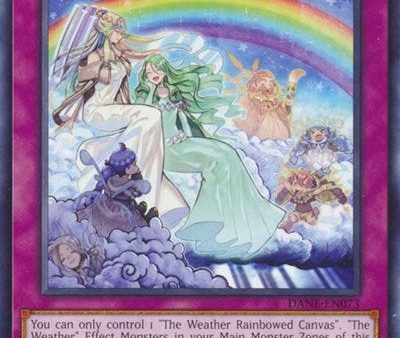 The Weather Rainbowed Canvas [DANE-EN073] Rare For Sale