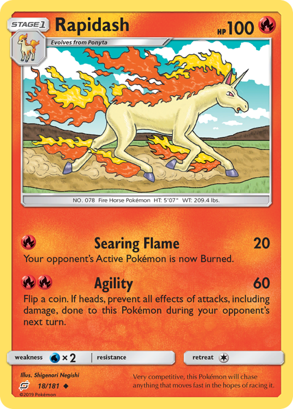 Rapidash (18 181) [Sun & Moon: Team Up] Fashion