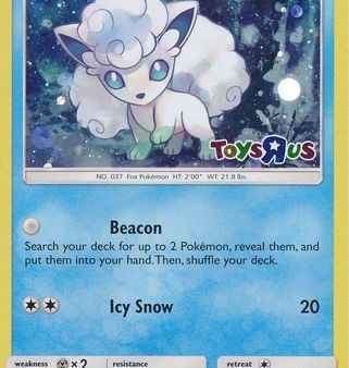 Alolan Vulpix (21 145) (Toys R Us Promo) [Sun & Moon: Guardians Rising] Supply