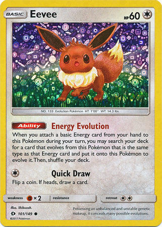 Eevee (101 149) (General Mills Promo) [Sun & Moon: Base Set] Online