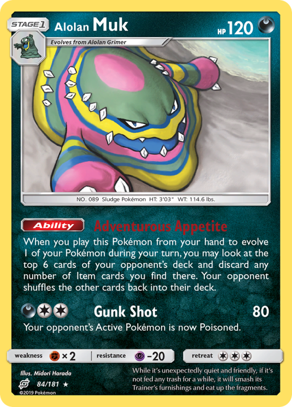 Alolan Muk (84 181) [Sun & Moon: Team Up] For Sale