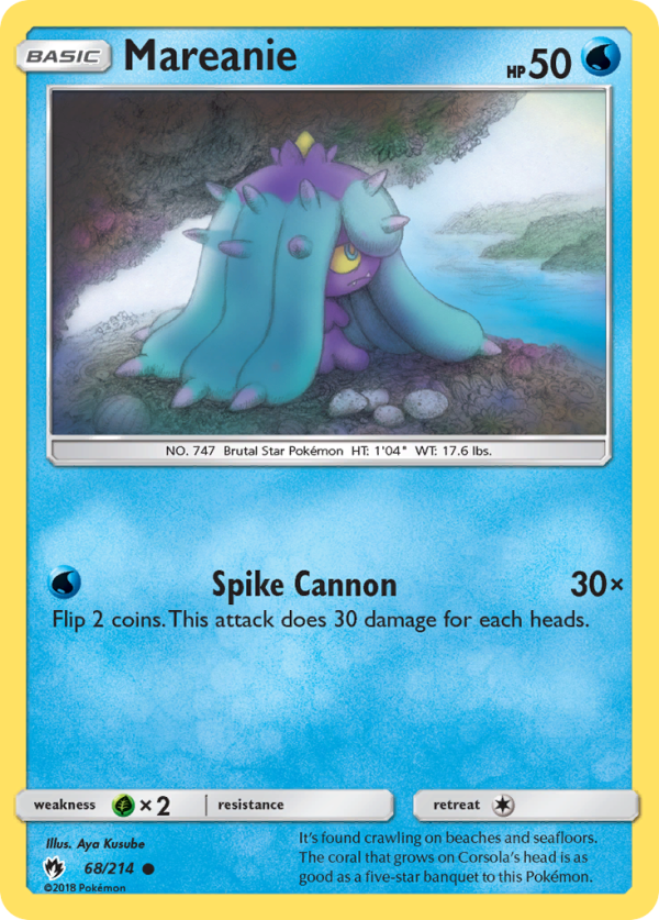 Mareanie (68 214) [Sun & Moon: Lost Thunder] on Sale