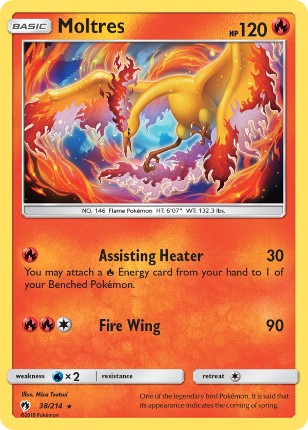 Moltres (38 214) [Sun & Moon: Lost Thunder] For Sale