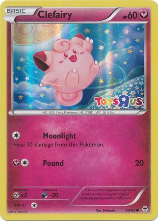 Clefairy (50 83) (Toys R Us Promo) [XY: Generations] Online Hot Sale