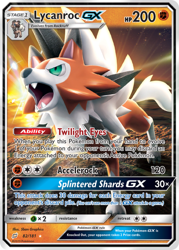 Lycanroc GX (82 181) [Sun & Moon: Team Up] on Sale