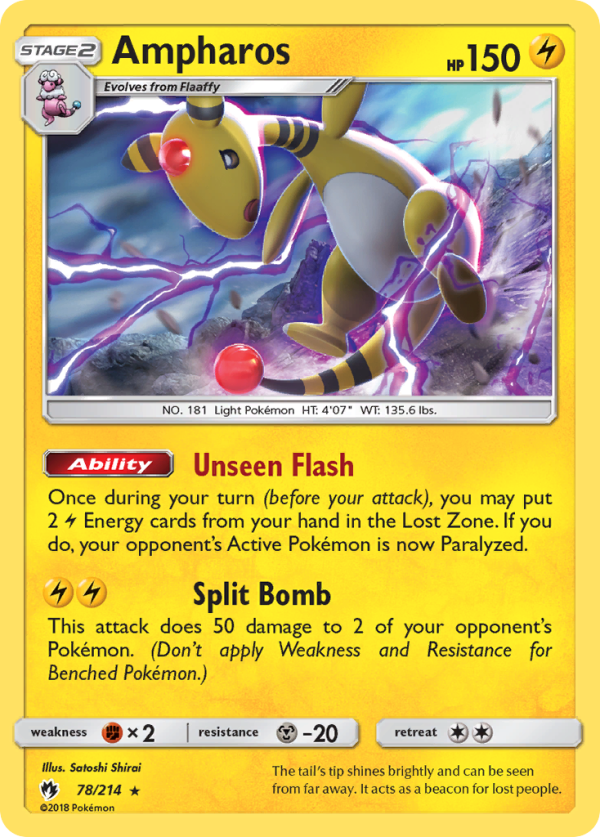 Ampharos (78 214) [Sun & Moon: Lost Thunder] Sale