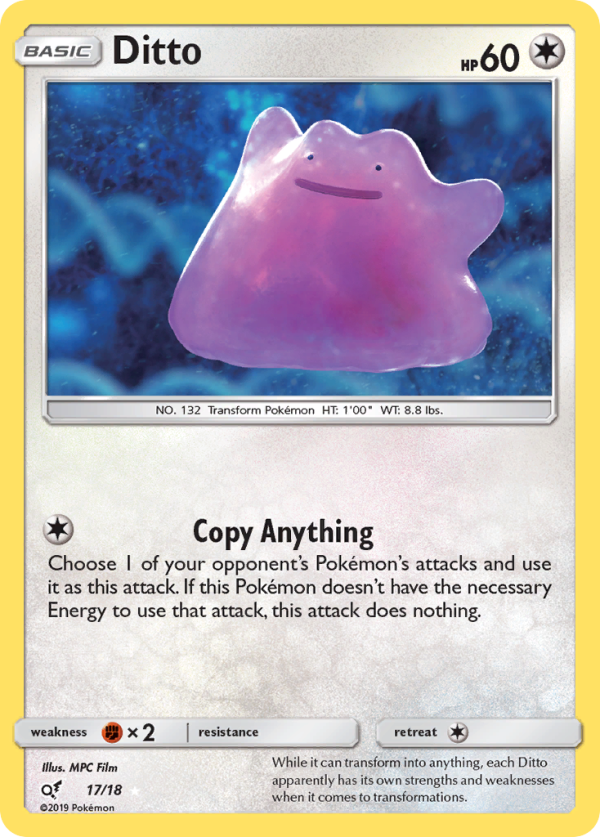 Ditto (17 18) [Sun & Moon: Detective Pikachu] Fashion