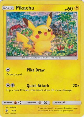 Pikachu (4 12) [McDonald s Promos: 2018 Collection] Cheap