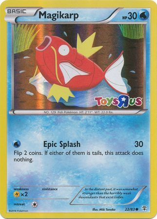 Magikarp (22 83) (Toys R Us Promo) [XY: Generations] For Discount