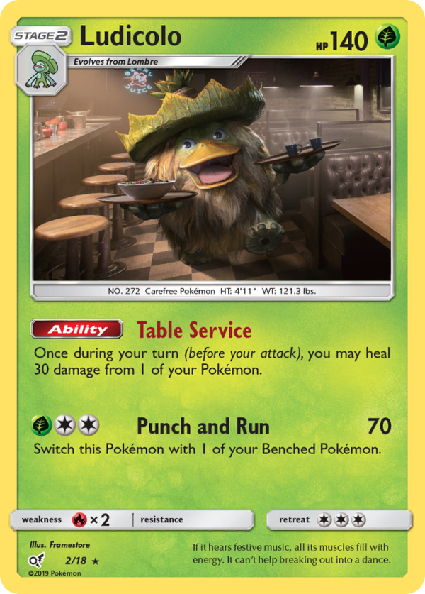 Ludicolo (2 18) [Sun & Moon: Detective Pikachu] Cheap