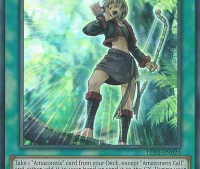 Amazoness Call (Green) [LDS1-EN024] Ultra Rare Supply